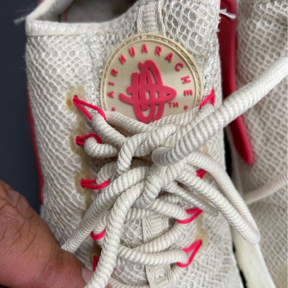 Nike Beige and Red Women's Sneakers - Picture 5 of 6
